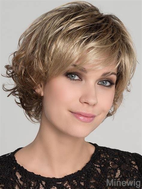 short layered wigs|short textured wavy bob wigs.